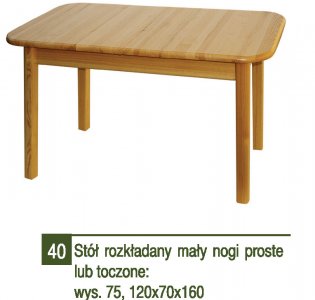 Stół sosnowy mały