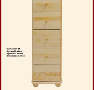 Komoda drewniana KN 24